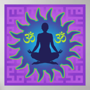 Yoga Aum Poster