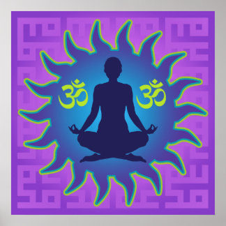 Yoga Aum Poster