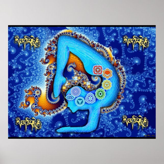 Yoga Aura & Chakras Poster (Front)