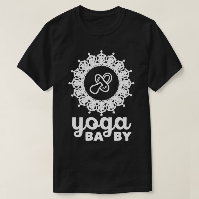 Yoga baby white T-Shirt (Design Front)