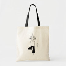 Yoga bag with Vrikshasana