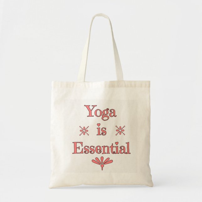Yoga bag Yoga is essential (Front)