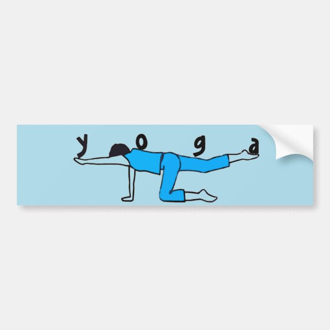 Yoga Balance - Yoga Bumper Stickers (Front)