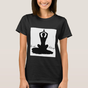 Yoga "Be the Change" Organic T-shirt woman