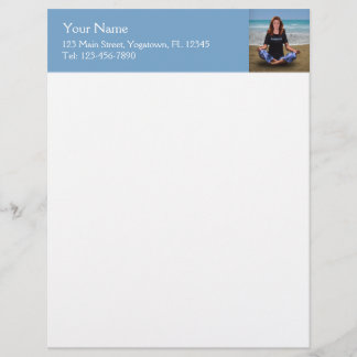 Yoga / Beach Meditation Letterhead Design