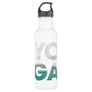 Yoga Beach Scene 710 Ml Water Bottle