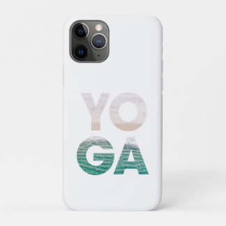 Yoga Beach Scene iPhone 11 Pro Case