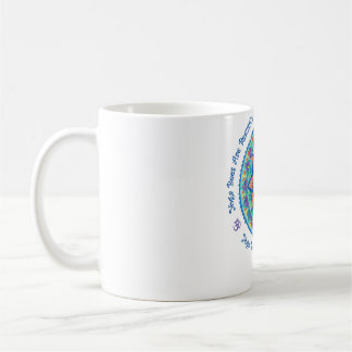 Yoga Bees Om Mandala   Coffee Mug