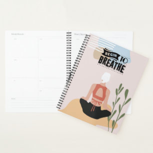 Yoga, Begin to Breathe Planner