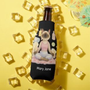  Yoga Birthday Party for Siamese Cat Lovers  Bottle Cooler