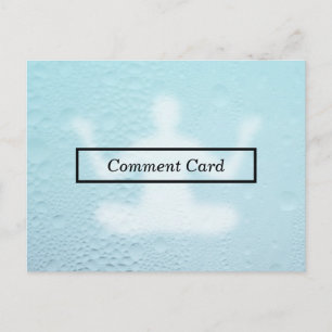 yoga blur comment card