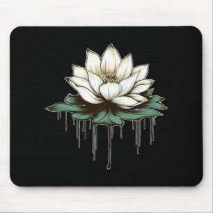 Yoga Botanical Lotus Spiritual Mouse Mat