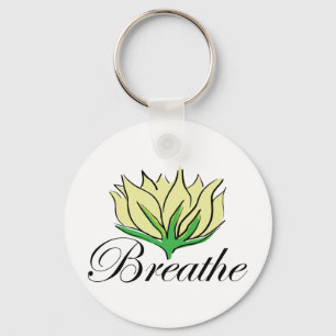 Yoga Breathe Key Ring