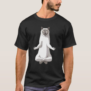 Yoga British Shorthair Cat T-Shirt