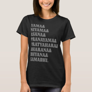 Yoga Buddhism Hinduism Sanskrit Buddha Yogi Spirit T-Shirt