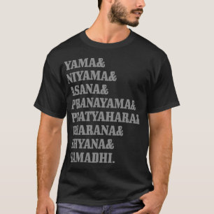 Yoga Buddhism Hinduism Sanskrit Buddha Yogi Spirit T-Shirt