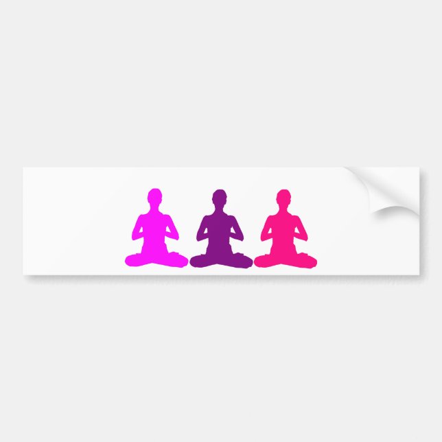 Yoga Bumper Sticker (Front)