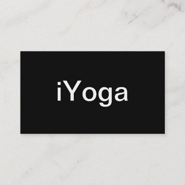 Yoga Business Card (Front)