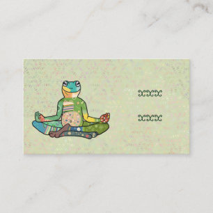yoga business card