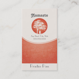 Yoga Business Card 10 Class Pass