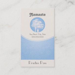Yoga Business Card 10 Class Pass Template