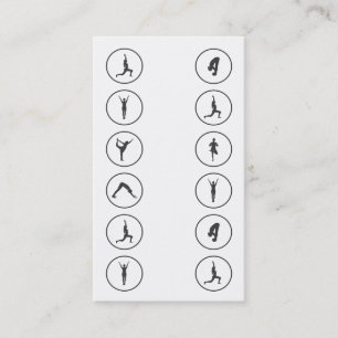 Yoga Business Card 12 Class Pass