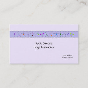 Yoga Business Cards