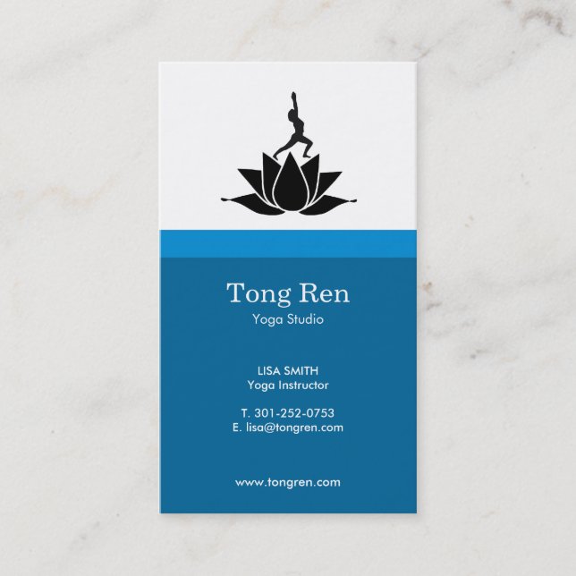 Yoga Business Cards (Front)