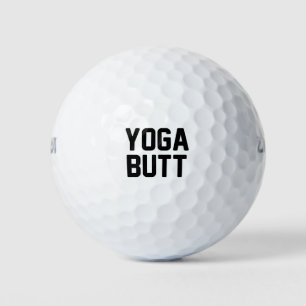 Yoga Butt Golf Balls