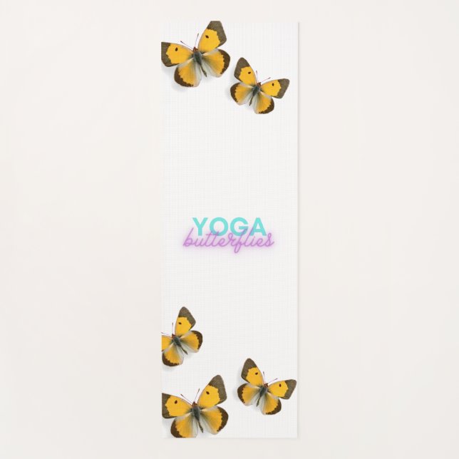 Yoga Butterflies Yoga Mat (Front)