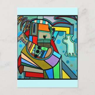 "Yoga" by Ruchell Alexander Postcard