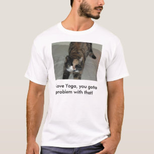 Yoga Calico Cat T-Shirt