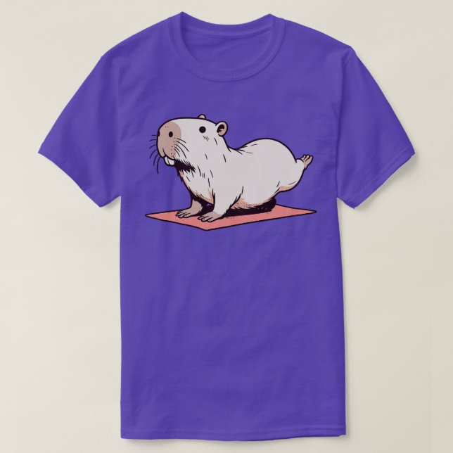 Yoga Capybara T-Shirt (Design Front)