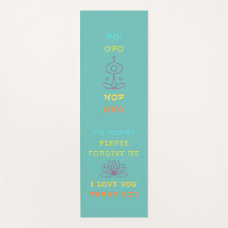 Yoga carpet Ho'OPONOPONO Yoga Mat