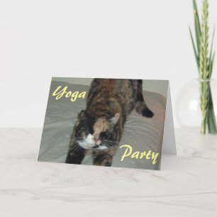 Yoga Cat Invitation