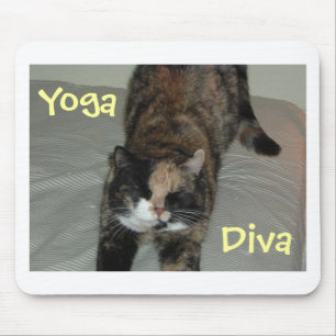 Yoga Cat Mouse Mat