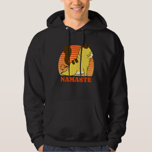 Yoga Cat Namaste Stretch Hoodie