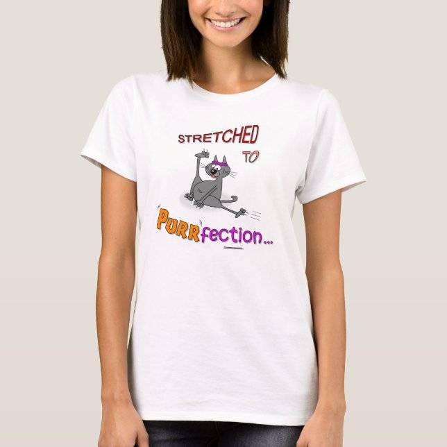 Yoga Cat T shirt (Front)