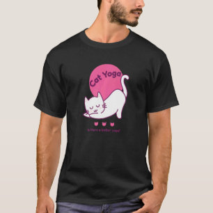 Yoga Cat Yoga Position Meow Maste Workout Cat T-Shirt