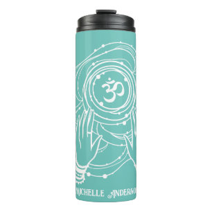 Yoga Chakra Crown Mantra Thermal Tumbler