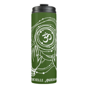 Yoga Chakra Crown Mantra Thermal Tumbler