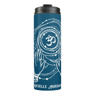 Yoga Chakra Crown Mantra Thermal Tumbler