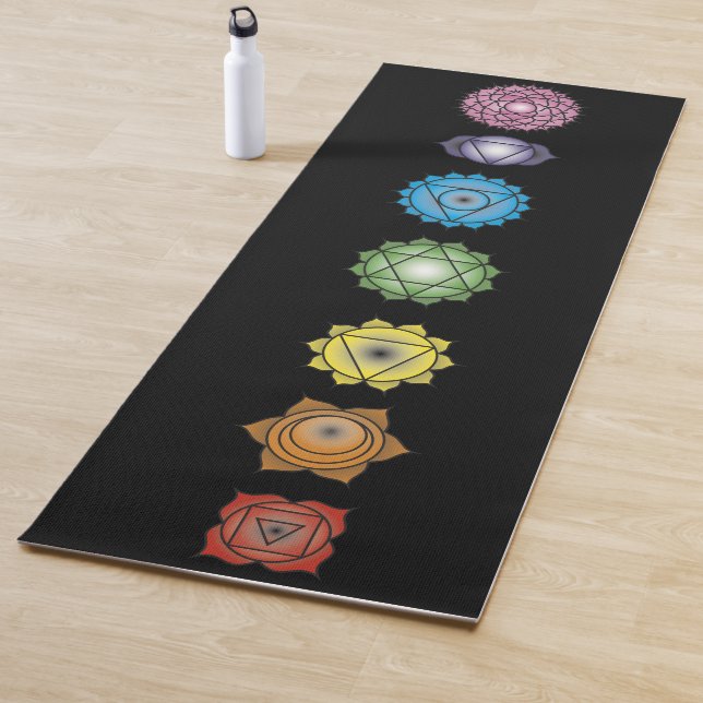 Yoga Chakras seven Yoga Mat (In Situ)