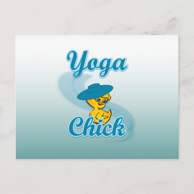 Yoga Chick #3 Postcard (Front)