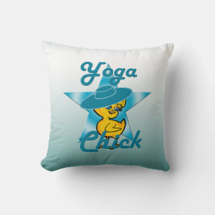 Yoga Chick #7 Cushion