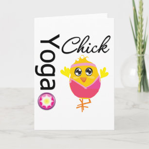 Yoga Chick Card
