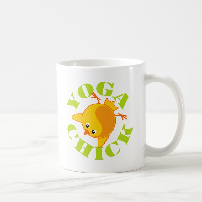 Yoga Chick Coffee Mug (Right)