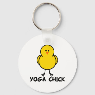 Yoga Chick Key Ring