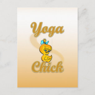 Yoga Chick Postcard