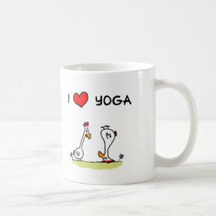 Yoga chicken coffee mug